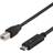 Deltaco USB B - USB C 2.0 2m