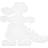 Hama Beads Midi Pegboard Crocodile 259