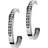 Edblad Andorra Earrings Small - Silver/Transparent