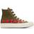 Comme des Garçons Chuck Taylor All Star 70 Multi-Heart Green