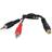 Qnect 2RCA-RCA M-F 0.2m