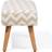 Beliani Takoma Cotton Foot Stool 35cm