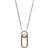 Skagen Elin Necklace - Silver/Rose Gold/Transparent