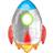 Amscan Foil Ballon SuperShape XL Blast Off Birthday