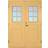 Scandidoor Standard Åmål Ytterdörr Frostat glas V (150x210cm)