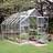 Halls Greenhouses Magnum 128 9.9m² 3mm Aluminium Glas, Härdat glas