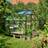 Halls Greenhouses Qube 68 5.1m² 3mm Aluminium Härdat glas