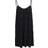 Urban Classics Velvet Slip Dress - Black