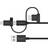 Belkin USB A - Lightning/USB Micro B/USB C 1.2m