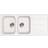 Smeg LZ116B 116x50 cm 2 Vasche