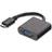 MicroConnect HDMI Mini - VGA M-F Adapter