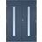 Scandidoor Standard Torp Ytterdörr Frostat glas S 6020-R90B H (150x210cm)