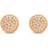 Spirit Icons Energy Earrings - Rose Gold/White