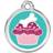 Red Dingo Emaljeret Cupcake Medium