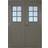 Scandidoor Standard Åmål Ytterdörr Frostat glas S 6502-Y H (150x200cm)