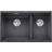 Blanco Inbouw Spoelbak Subline 430/270-U Rock Grey