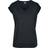 Urban Classics Round V-Neck Extended Shoulder T-shirt - Black