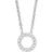 Blomdahl Brilliance Puck Hollow Necklace - Silver