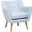 Beliani Drammen Polyester Armchair 84cm