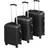 tectake Hard Shell Suitcase - 3 delar