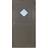 Scandidoor Exklusiv Fortuna Ytterdörr Frostat glas S 6502-Y H (90x200cm)