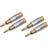 ClickTronic Banana-Banana M-F Adapter 4-Pack