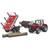 Bruder Massey Ferguson 7480 with Frontloader & Timber Trailer 02046