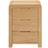 Julian Bowen Curve Oak Bedside Table 38x45cm