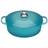 Le Creuset Caribbean Signature Cast Iron Oval med lock 4.1 L