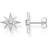 Thomas Sabo Star Ear Studs - Silver/Transparent