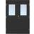 Scandidoor Standard Årjäng Ytterdörr Klarglas S 9000-N V (140x210cm)