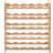 vidaXL 247101 Natural Vinreol 63x73cm