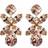 Caroline Svedbom Dione Earrings - Gold/Pink