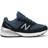 New Balance 990v5 Sneakers - Navy Silver