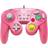 Battle Pad Manette Filaire Type GameCube Super Smash Bros Pour Nintendo Switch Design Peach Licence Officielle Nintendo Rose