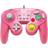 Hori Battle Pad Manette Filaire Type GameCube Super Smash Bros Pour Nintendo Switch Design Peach Licence Officielle Nintendo Rose