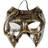 Widmann Steampunk Halvmaske Sort/Guld