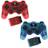 ZedLabz Wireless RF Double Shock Vibration Controller 2 - Red/Blue