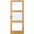 Swedoor Easy Nature GW3 Beech Skjutdörr Klarglas (92.5x194cm)