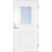 Scandidoor Standard Åmål Ytterdörr Frostat glas S 0502-Y V (100x200cm)