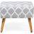 Beliani Manteo Foot Stool 42cm