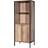 LPD Furniture Hoxton Display Brown Book Shelf 160cm