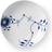 Royal Copenhagen Blue Fluted Mega Flat tallrik 20cm