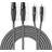 Nedis 2RCA-2XLR M-F 1.5m