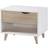 LPD Furniture Stockholm Bedside Table 39x50cm