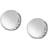Skagen Elin Disc Earrings - Silver/Transparent