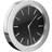 Smedbo YK380 Chrome/Black Väggklocka 6cm