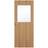 Swedoor Easy Nature G21 Oak Skjutdörr Klarglas (92.5x194cm)