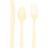 Amscan Cutlery Vanilla Creme Beige 24-pack