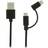 Sweex USB A-Lightning/USB B Micro 1m